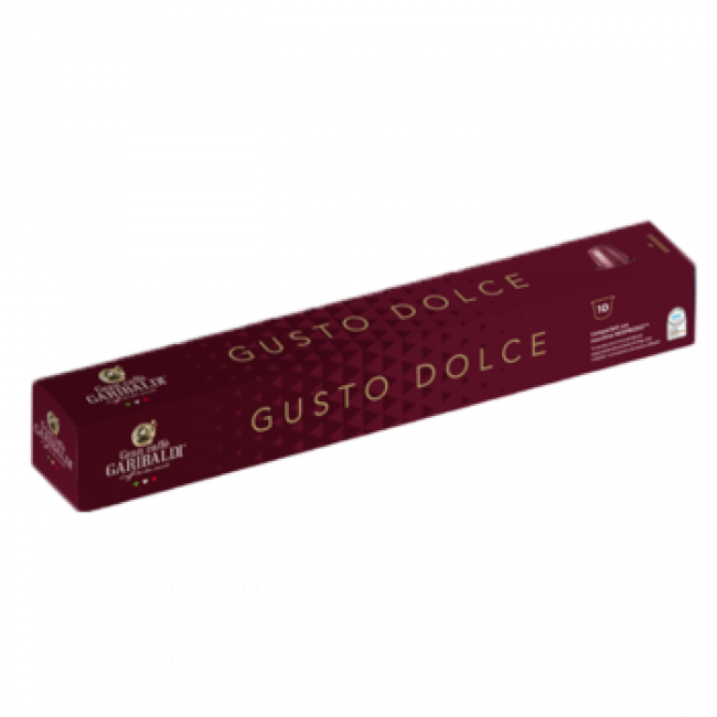 Capsule Cafea Garibaldi, 10 buc Gusto Dolce Nespresso