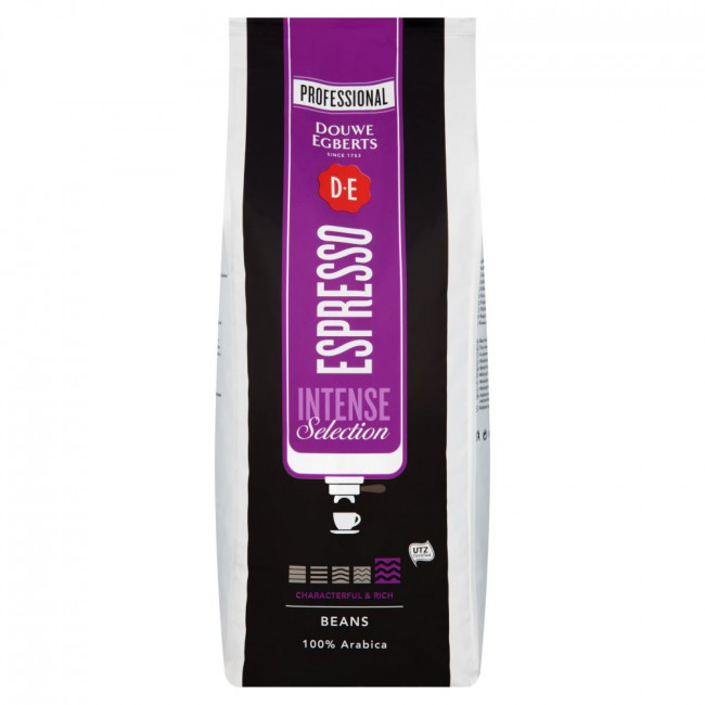 Cafea Boabe Douwe Egberts, 1 kg Espresso Intense Selection