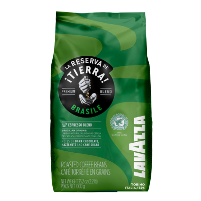 Cafea boabe Lavazza, 1 kg Tierra Brasile Intense Cafea boabe Lavazza, 1 kg Tierra Brasile Intense