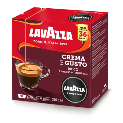 Capsule Cafea Lavazza A Modo Mio, 36 Crema e Gusto Ricco