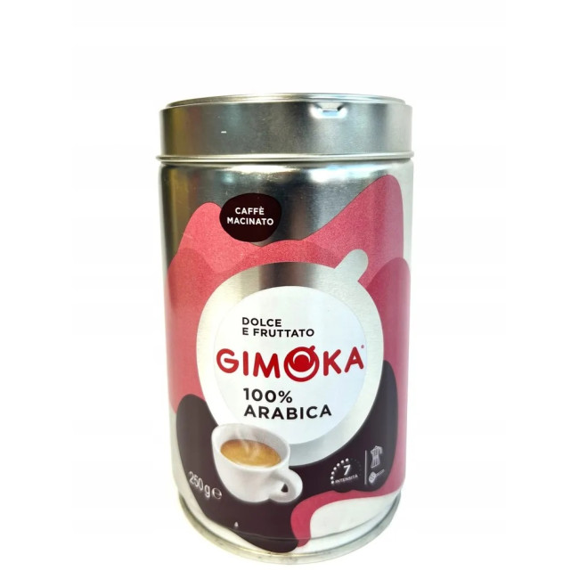 Cafea macinata cutie metalica, Gimoka 250g