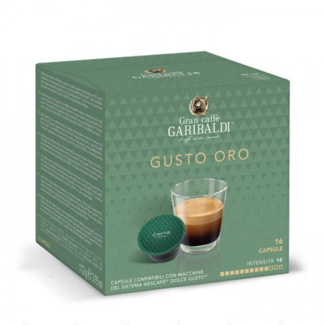Capsule Cafea Garibaldi Dolce Gusto, 16 buc Gusto Oro