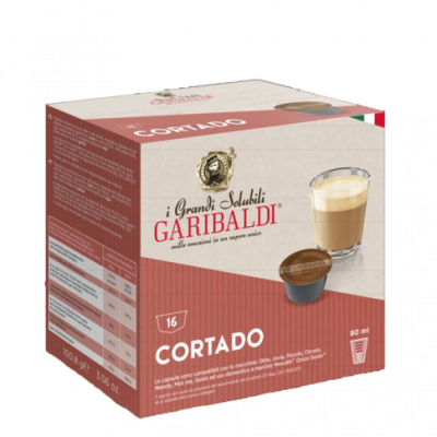 Capsule Cafea Garibaldi Dolce Gusto, 16 buc Cortado