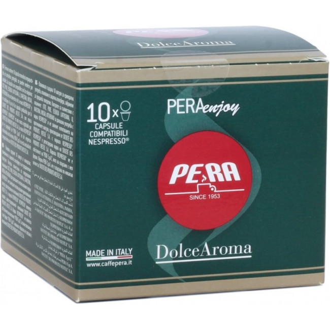 Capsule Cafea Pera Enjoy Nespresso, 10 buc Dolce Aroma