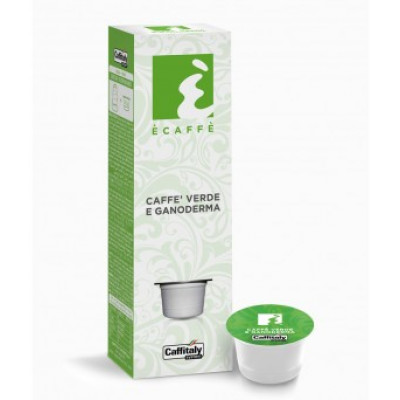 Capsule cafea Caffitaly E’caffe Cafea Verde cu Ganoderma 10 buc