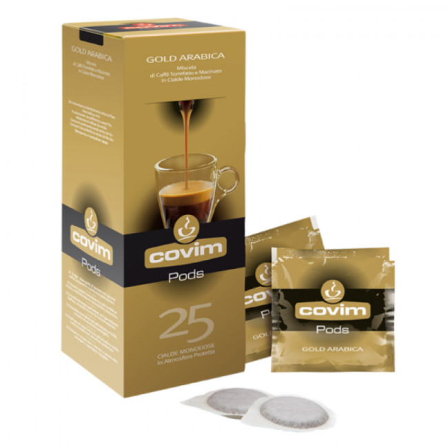 Cialde Cafea Covim, 25 buc Gold Arabica