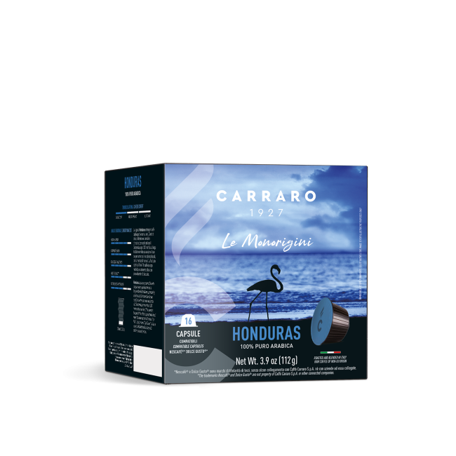 Capsule cafea Carraro Dolce Gusto, Monorigine Honduras 16 buc