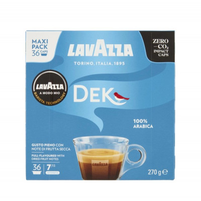 Capsule Cafea Lavazza A Modo Mio, 36 Buc Dek Cremoso Capsule Cafea Lavazza A Modo Mio, 36 Buc Dek Cremoso