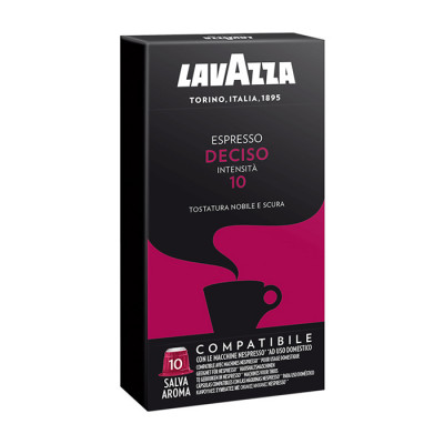 Capsule Cafea Lavazza Deciso Tip Nespresso 10 buc 