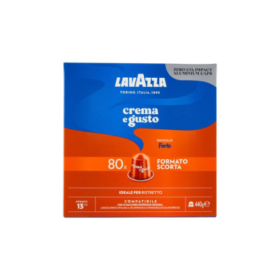 Capsule cafea Lavazza Crema e Gusto Forte compatibile Nespresso 80 buc